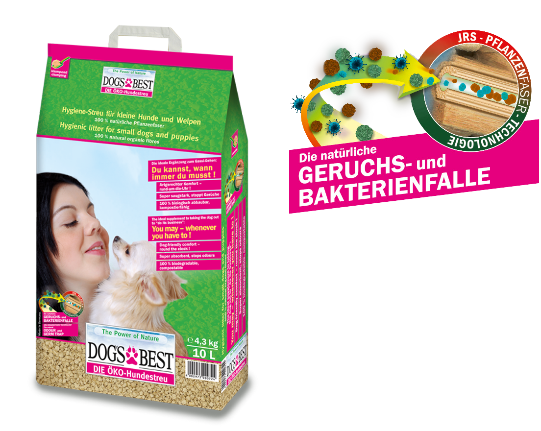 Hygiene-Streu für kleine Hunde und Welpen